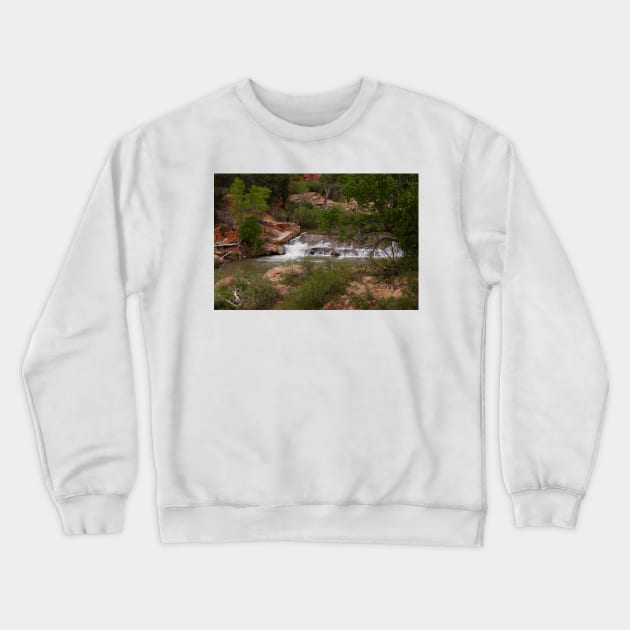 Virgin River Hike - 2 © Crewneck Sweatshirt by PrinceJohn